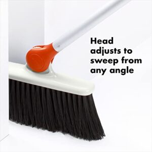 OXO Good Grips Any Angle Broom,Silver,1 EA