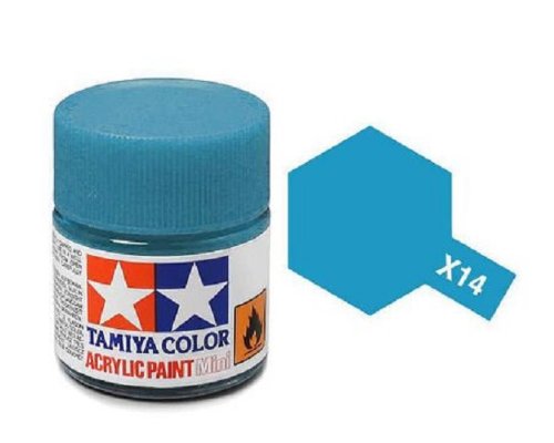 Tamiya Models X-14 Mini Acrylic Paint, Sky Blue