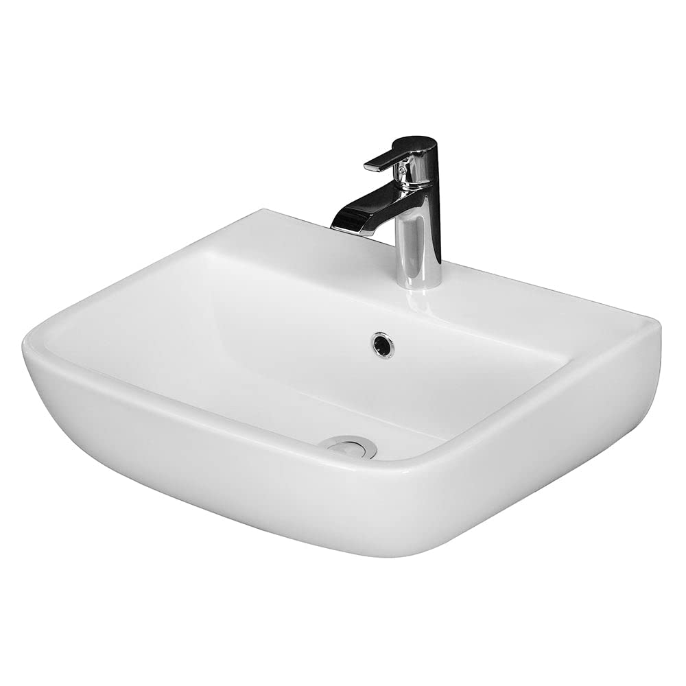 Series 600 Small Wall-Hung Basin 15-3/4" W x 14-3/8" D x 6-3/4" H