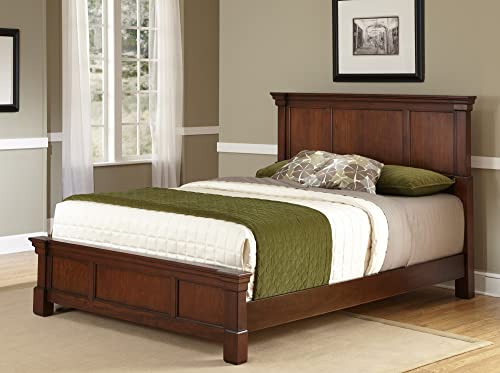 Aspen Rustic Cherry King Bed by Home Styles