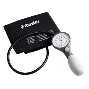 riester - mobile aneroid sphygmomanometer ri-san latex free - - slate grey