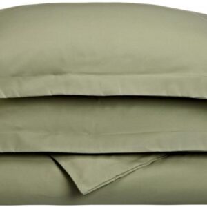 Elegant Comfort 1500 Thread Count Wrinkle Resistant Ultra Soft Luxurious Egyptian Quality 3-Piece Duvet Cover Set, Full/Queen, Green