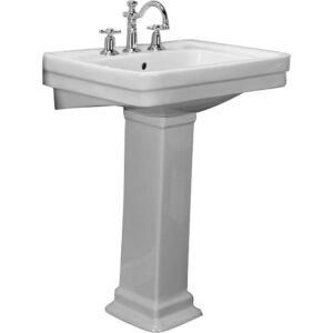 barclaysussex 660 basin, 8" cc, white