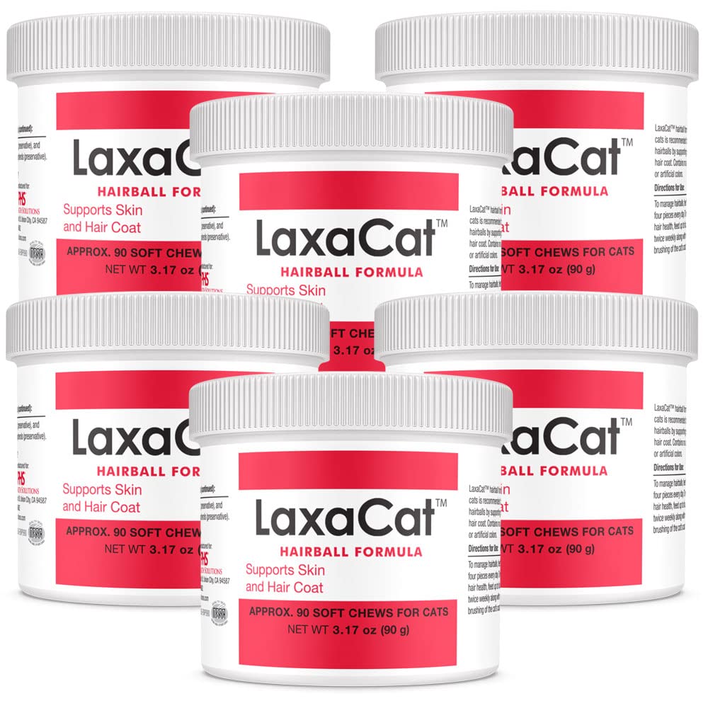 6PACK LaxaCat Hairball Remedy (540 Soft Chews)