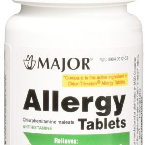 Chlorpheniramine 4mg Tabs - Pet Allergy Relief 100ct