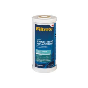 filtrete large capacity granulated activated carbon whole house water filter 4wh-hdgac-f01. for use with 3wh-hd-s01 system