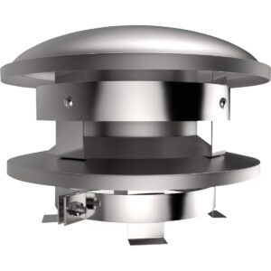 selkirk 8t-ct 8" stainless steel round top