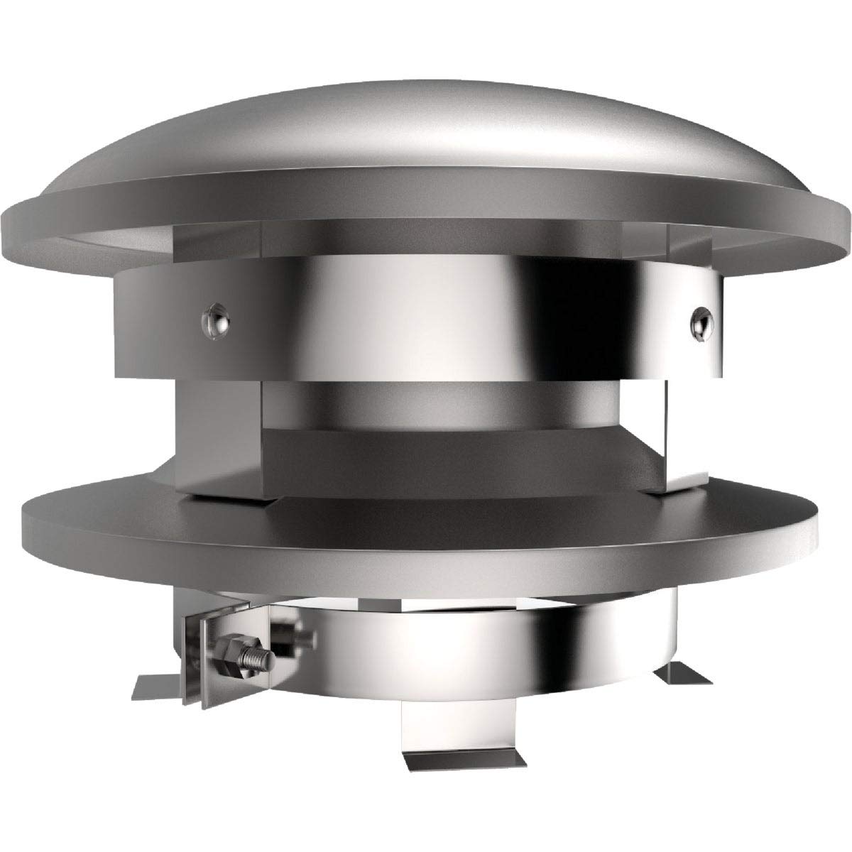 Selkirk 8T-CT 8" Stainless Steel Round Top