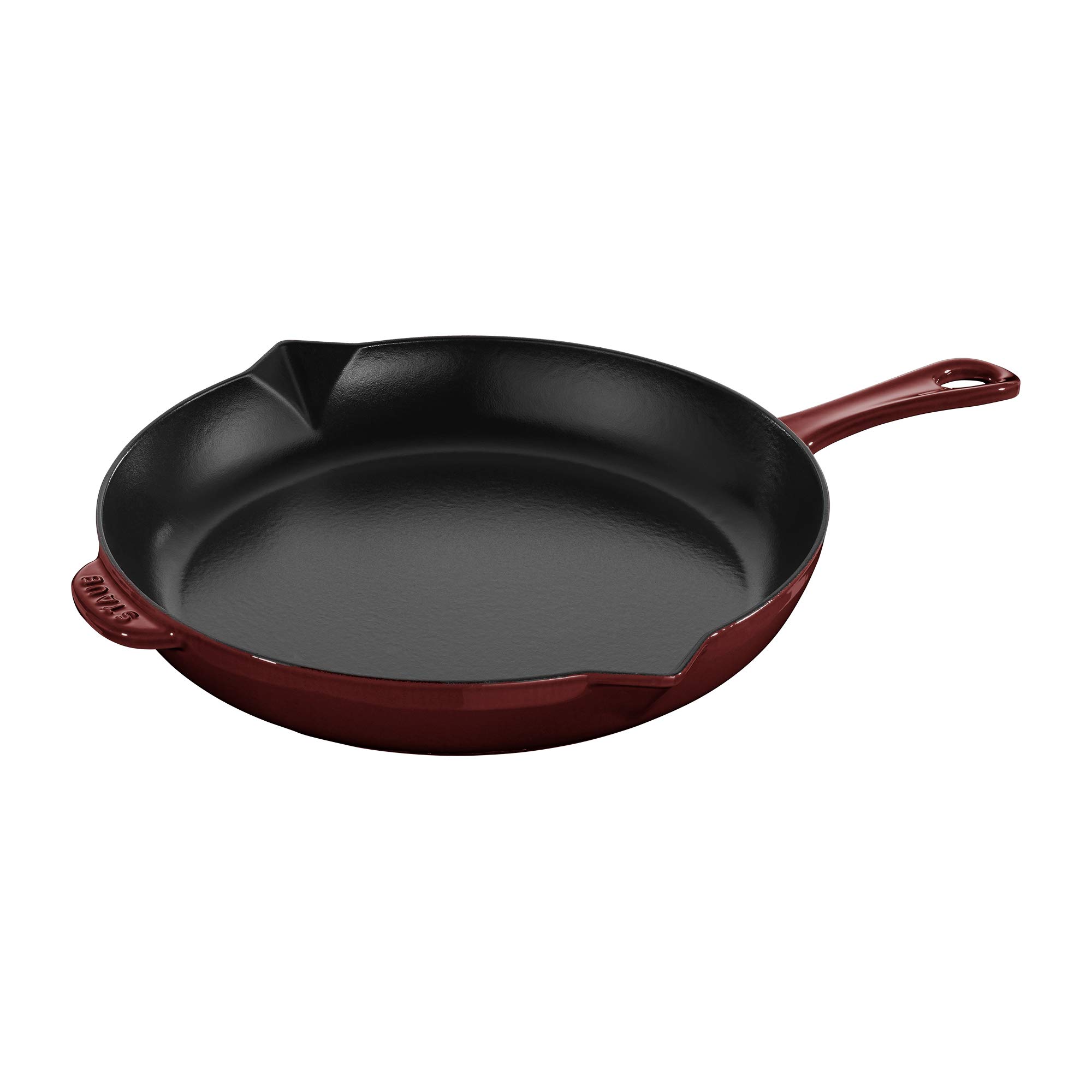 Staub Cast Iron 12-inch Fry Pan - Grenadine, Made in France