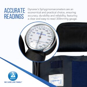 Dynarex 7107 Adult Sphygmomanometer, Medium Arm, Pack of 10