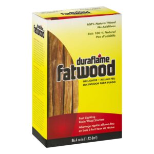 duraflame fatwood firelighters, 86.4 cu in