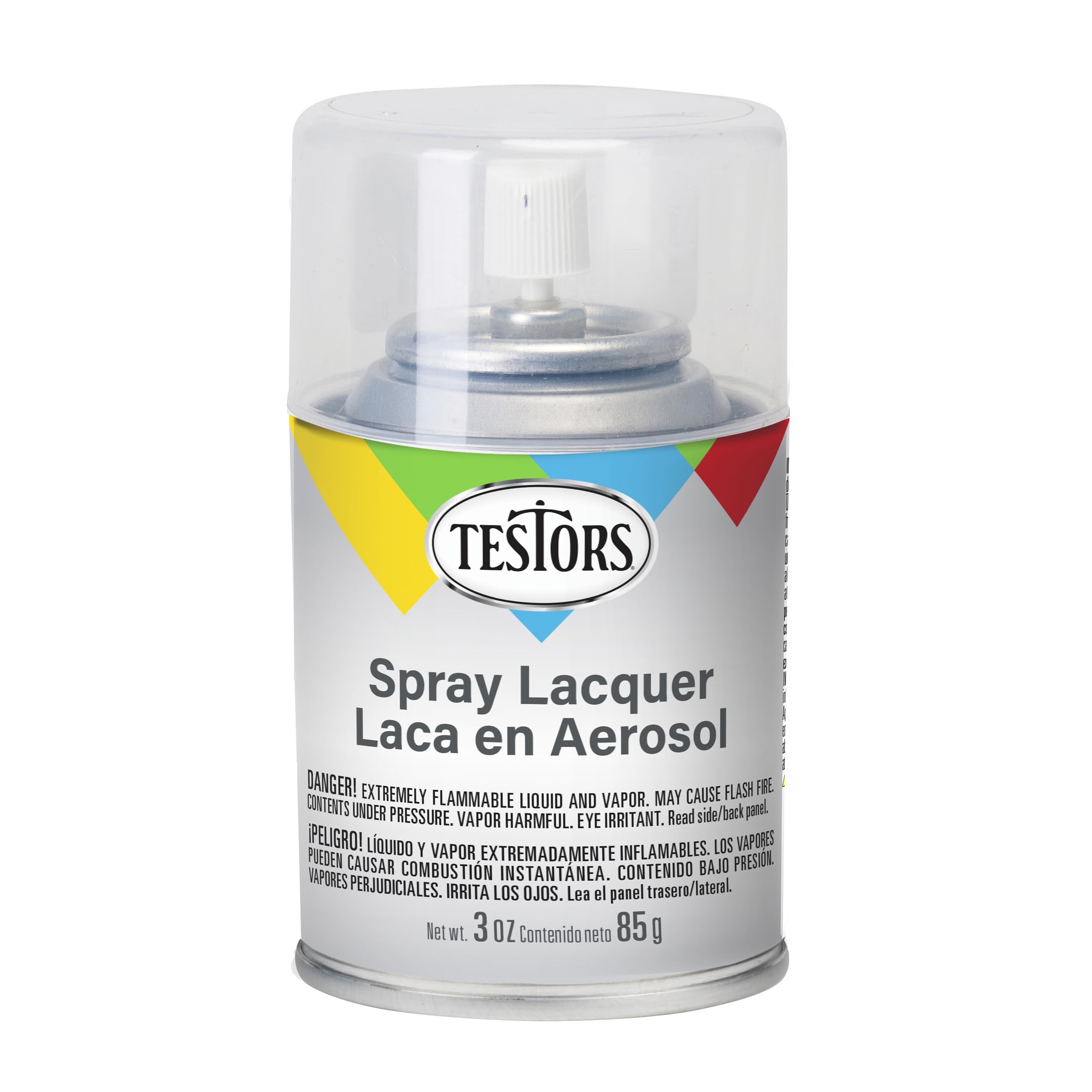 Testors Spray Lacquer 3oz, Clear Coat