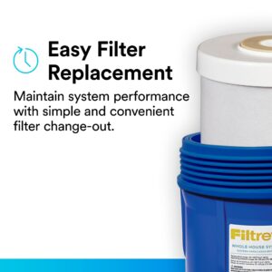 Filtrete Large Capacity Granulated Activated Carbon Whole House Water Filter 4WH-HDGAC-F01. for use with 3WH-HD-S01 System