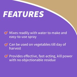 Bonide Pyrethrin Garden Insect Spray Concentrate, 16 oz Ready-to-Mix Fast Acting Insecticide for Outdoor Garden Use