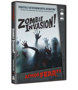 atmosfx zombie invasion! halloween digital decorations dvd