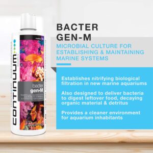 Continuum Aquatics Bacter Gen M - Microbial Bacteria Culture For Establishing & Maintaining Marine Systems