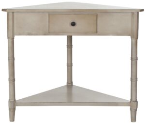 safavieh american homes collection gomez vintage grey corner table