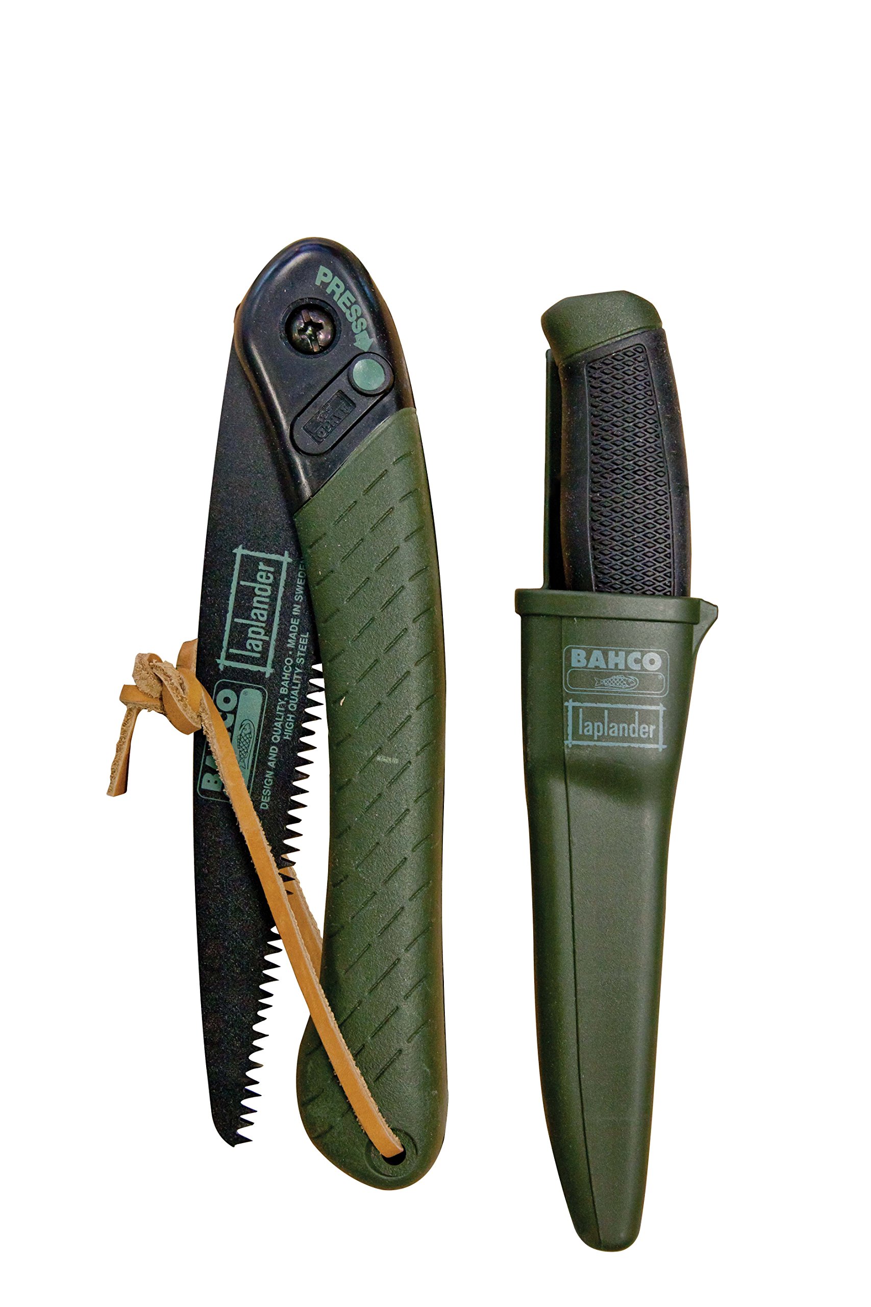 Bahco LAP-KNIFE Laplander Folding Saw and Multi-Purpose Knife Set