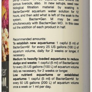 Continuum Aquatics Bacter Gen M - Microbial Bacteria Culture For Establishing & Maintaining Marine Systems