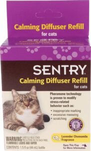 sentry 484245 sentry calming diffuser for refill for cats, 1.5-ounce