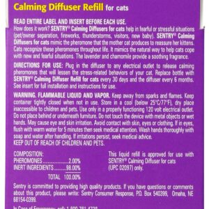 Sentry 484245 Sentry Calming Diffuser for Refill for Cats, 1.5-Ounce