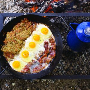 Lodge Pre-Seasoned Carbon Steel Skillet - Use in the Oven, on the Stove, on the Grill, or Over a Campfire - 15 Inch Dual Handle