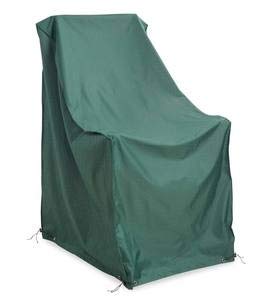 plow & hearth rocking chair outdoor patio furniture cover waterproof | green | 26-3/4' inches long x 31-1/2' inches wide x 44 inches tall