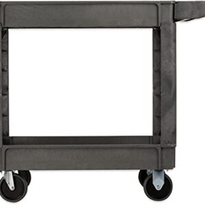 Carlisle FoodService Products UC401823 Bin Top Utility / Service Cart, 500 Pound Capacity, 40" x 17" x 33 Inch (L x W x H), Gray