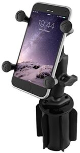 ram mounts (rap-299-3-un7bu ram-a-can ii universal cup holder mount with universal x-grip cell/iphone holder