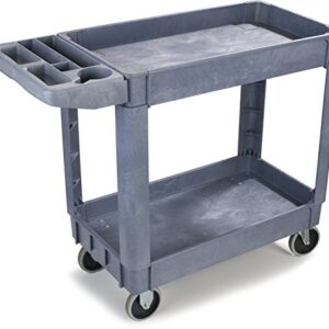 Carlisle FoodService Products UC401823 Bin Top Utility / Service Cart, 500 Pound Capacity, 40" x 17" x 33 Inch (L x W x H), Gray