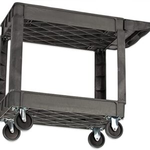 Carlisle FoodService Products UC401823 Bin Top Utility / Service Cart, 500 Pound Capacity, 40" x 17" x 33 Inch (L x W x H), Gray