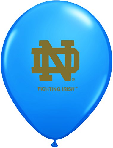 Pioneer Balloon Company 10 Count University of Notre Dame Latex Balloon, 11", Multicolor