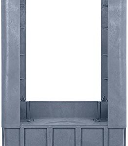 Carlisle FoodService Products UC401823 Bin Top Utility / Service Cart, 500 Pound Capacity, 40" x 17" x 33 Inch (L x W x H), Gray