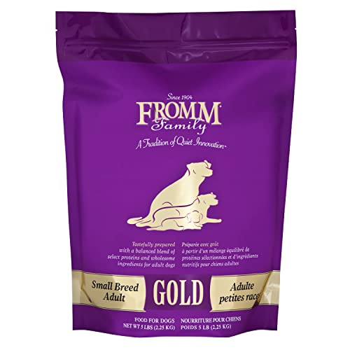 Fromm Small Breed Adult Gold Premium Dry Dog Food - Dry Adult Dog Food for Small Breeds - Chicken Recipe - 5 lb