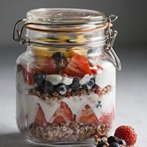 Kilner Square Swing Top Glass Jar | 1L