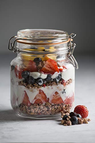 Kilner Square Swing Top Glass Jar | 1L