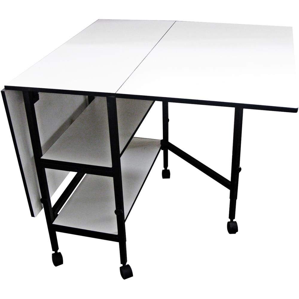 Sullivans 38431 Home Hobby Adjustable Height Foldable Table, 59 x 35.8