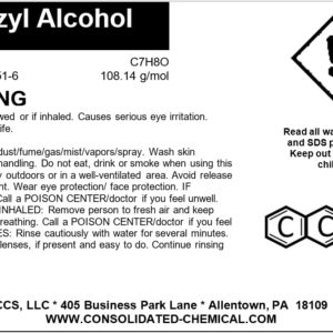 Butyl Alcohol (Butanol) High Purity (500mL (32 Fl Oz))