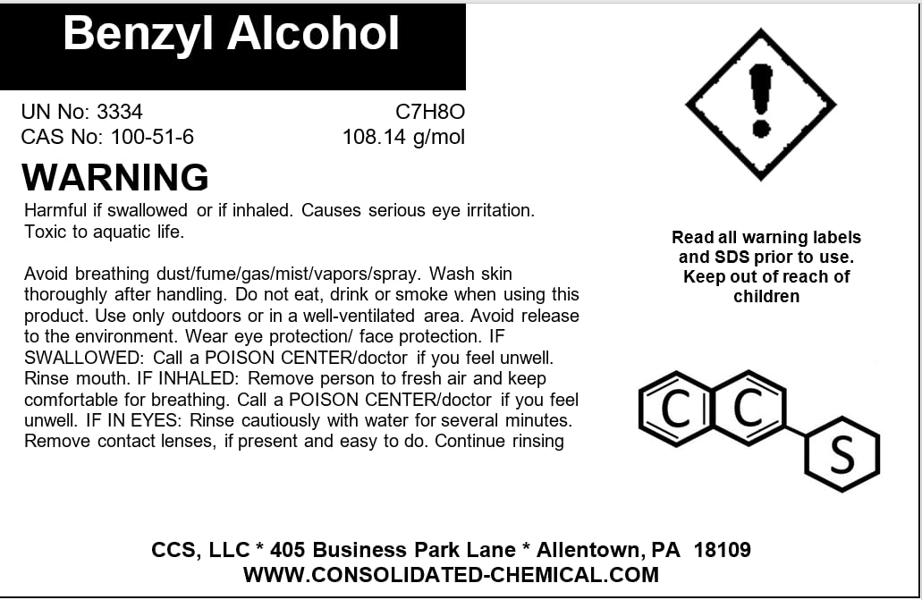 Butyl Alcohol (Butanol) High Purity (500mL (32 Fl Oz))