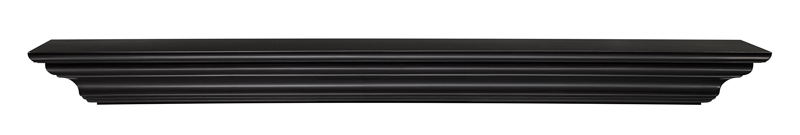 Pearl Mantels 618-48B Crestwood Wall Shelf, 48-Inch, Black