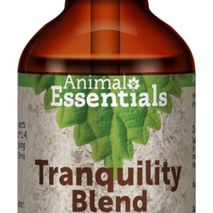 Animal Essentials Tranquility Blend for Dogs & Cats - Calming Supplement, Valerian Root, Liquid Drops, Herbal Formula - 2 Fl Oz