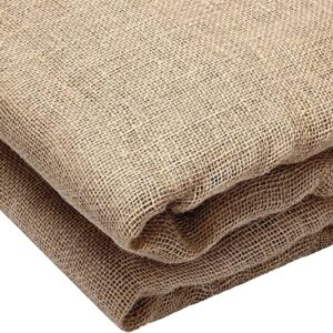 AK TRADING CO. 40" Wide x 5 Yards (15 Feet) - Multipurpose Natural Burlap Fabric - for Decorations, Crafts, Home, Weddings, Table Linens, Landscaping, Plants & Tree Covering and More.