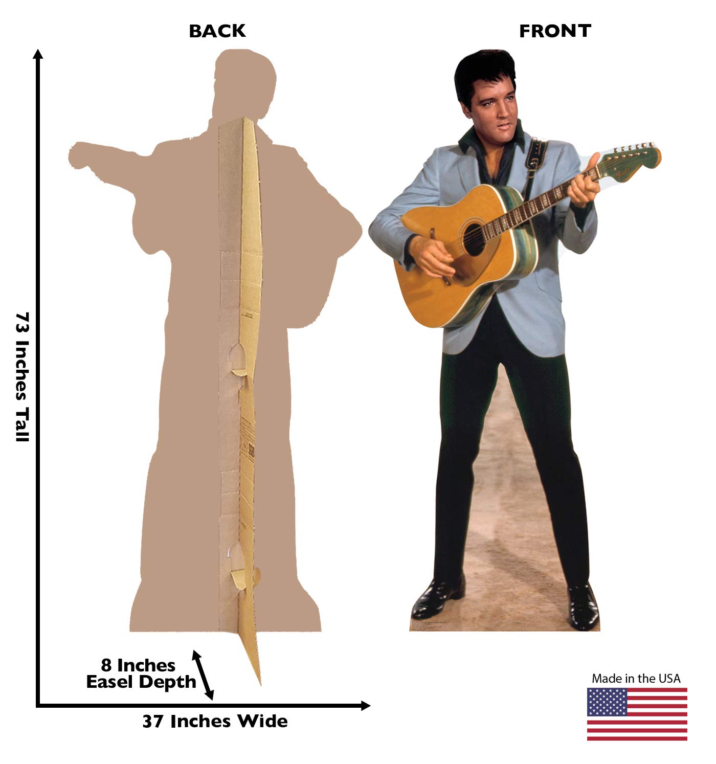 Cardboard People Elvis Presley Life Size Cardboard Cutout Standup