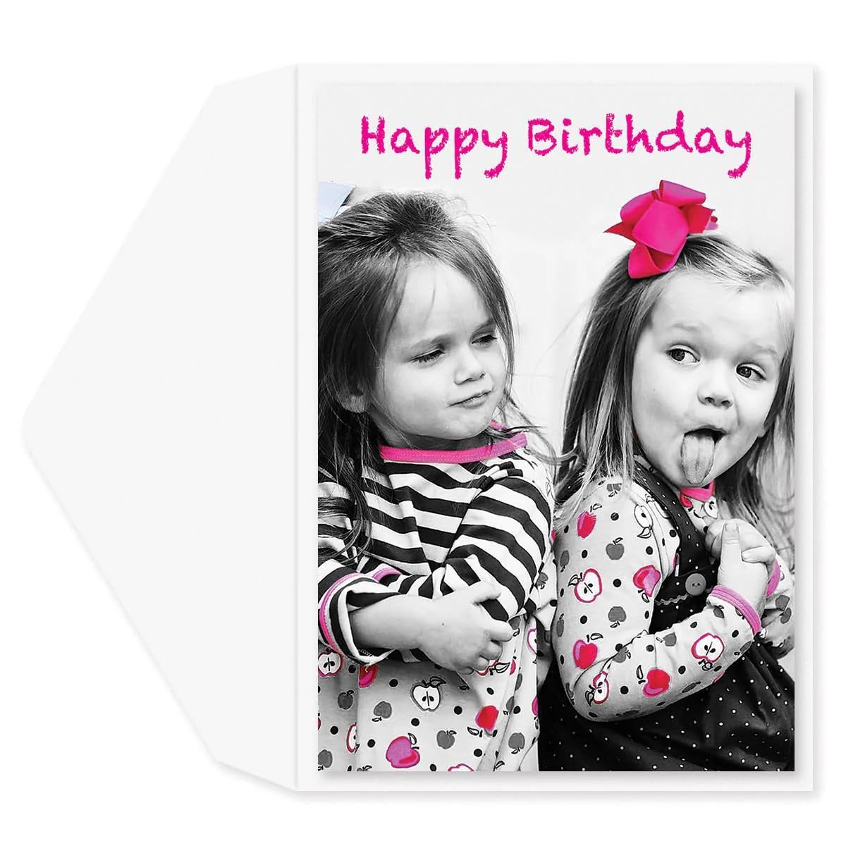 Graphique BFF’s Birthday Card | Funny Card for Best Friend | Embellished with Glitter Accents | Color-Coordinated Envelope | 5" x 7"