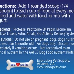 LifeSpan Systemic Enzymes for Dog Arthritis, Mobility, and Pain Relief