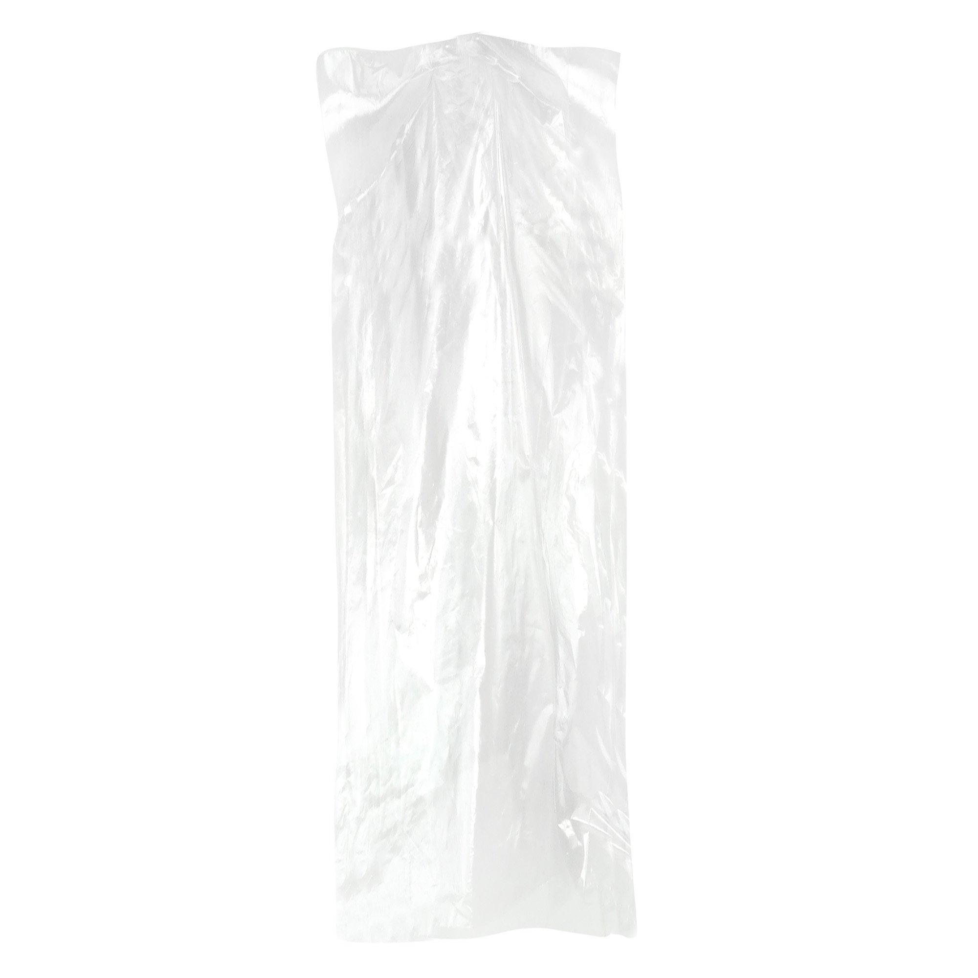 HANGERWORLD 20 Clear 65inch Dry Cleaning Laundry Polythylene Garment Cover Protector Bags 100 Gauge