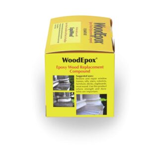 Abatron WoodEpox Kit - 2 Quart - 2-Part Structural Epoxy Adhesive Filler - Wood Filler Putty