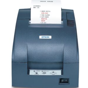 Epson C31C515A8761 Dot Matrix Receipt Printer, TM-U220D, USB, No Auto Cutter, RoHS Compliant, Epson Dark Gray