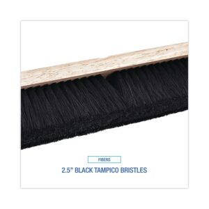 Boardwalk 20236 Floor Brush Head, 2 1/2-Inch Black Tampico Fiber, 36-Inch