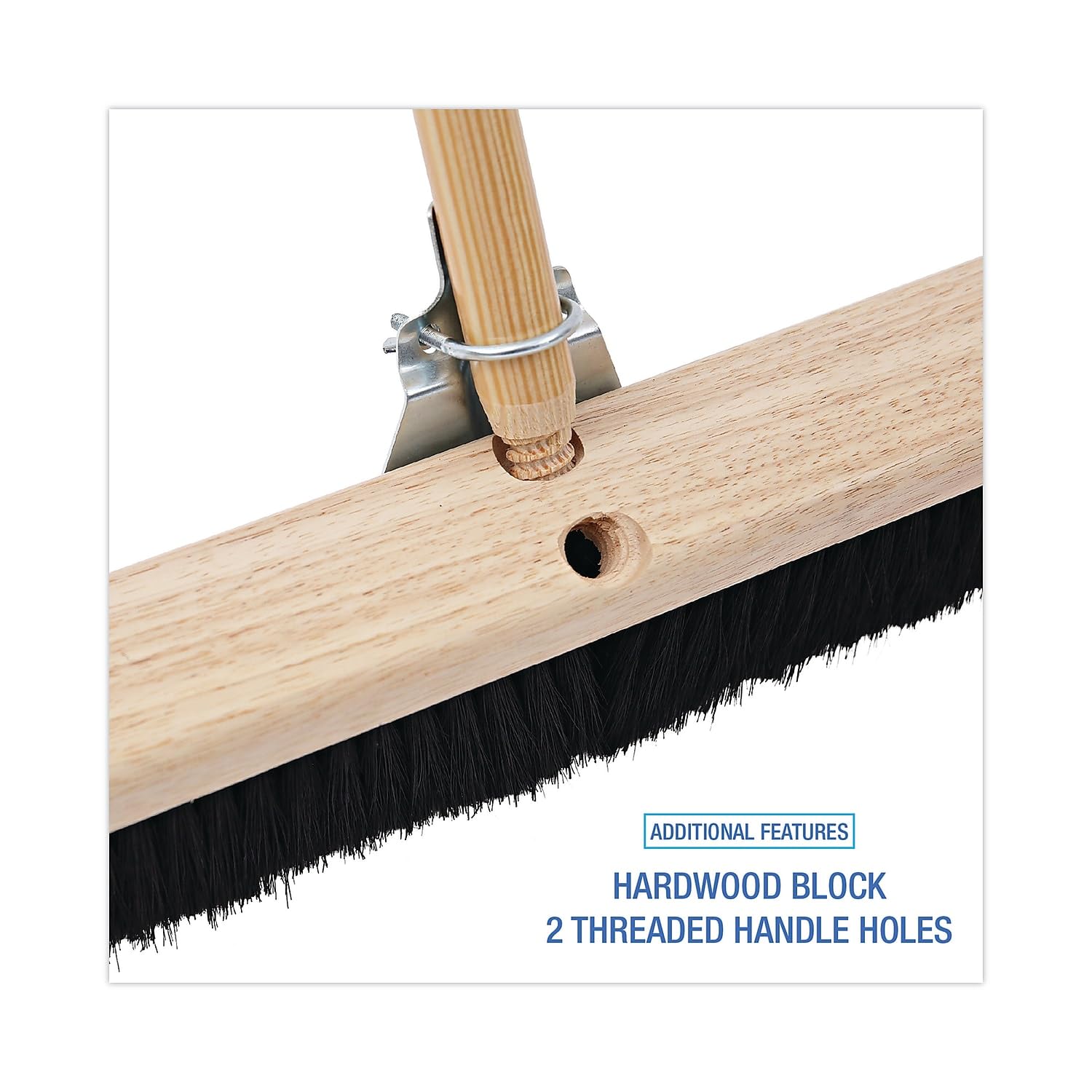 Boardwalk 20236 Floor Brush Head, 2 1/2-Inch Black Tampico Fiber, 36-Inch